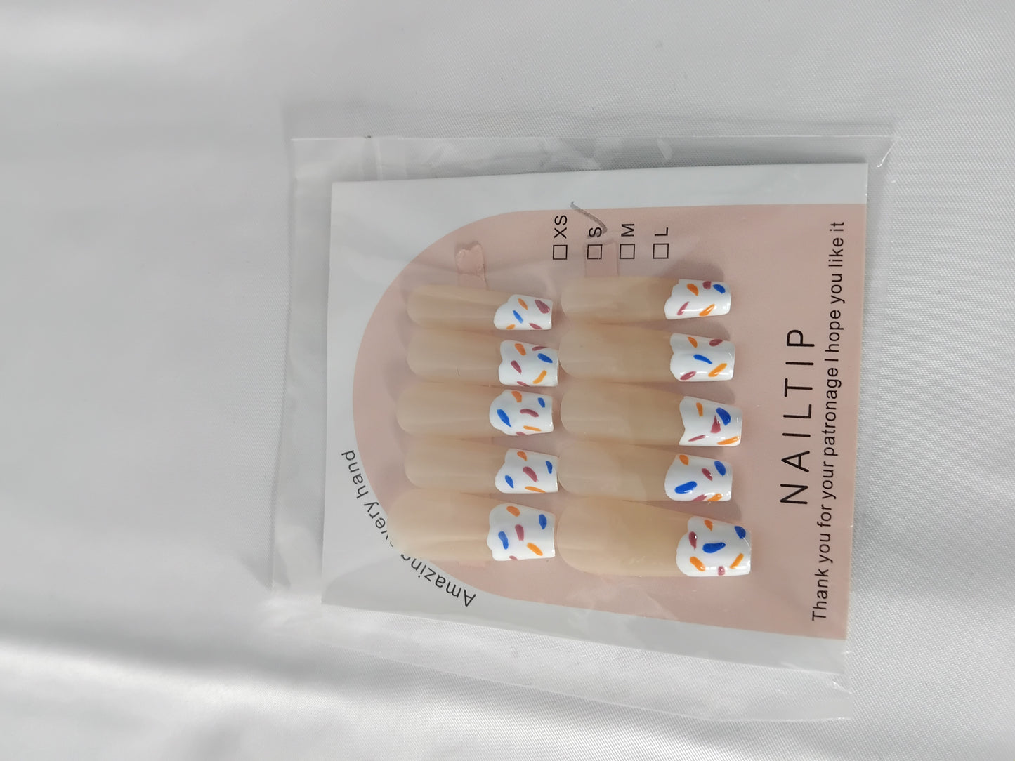 False nails - Mixed Designs - Size Small (teenager / young adult)