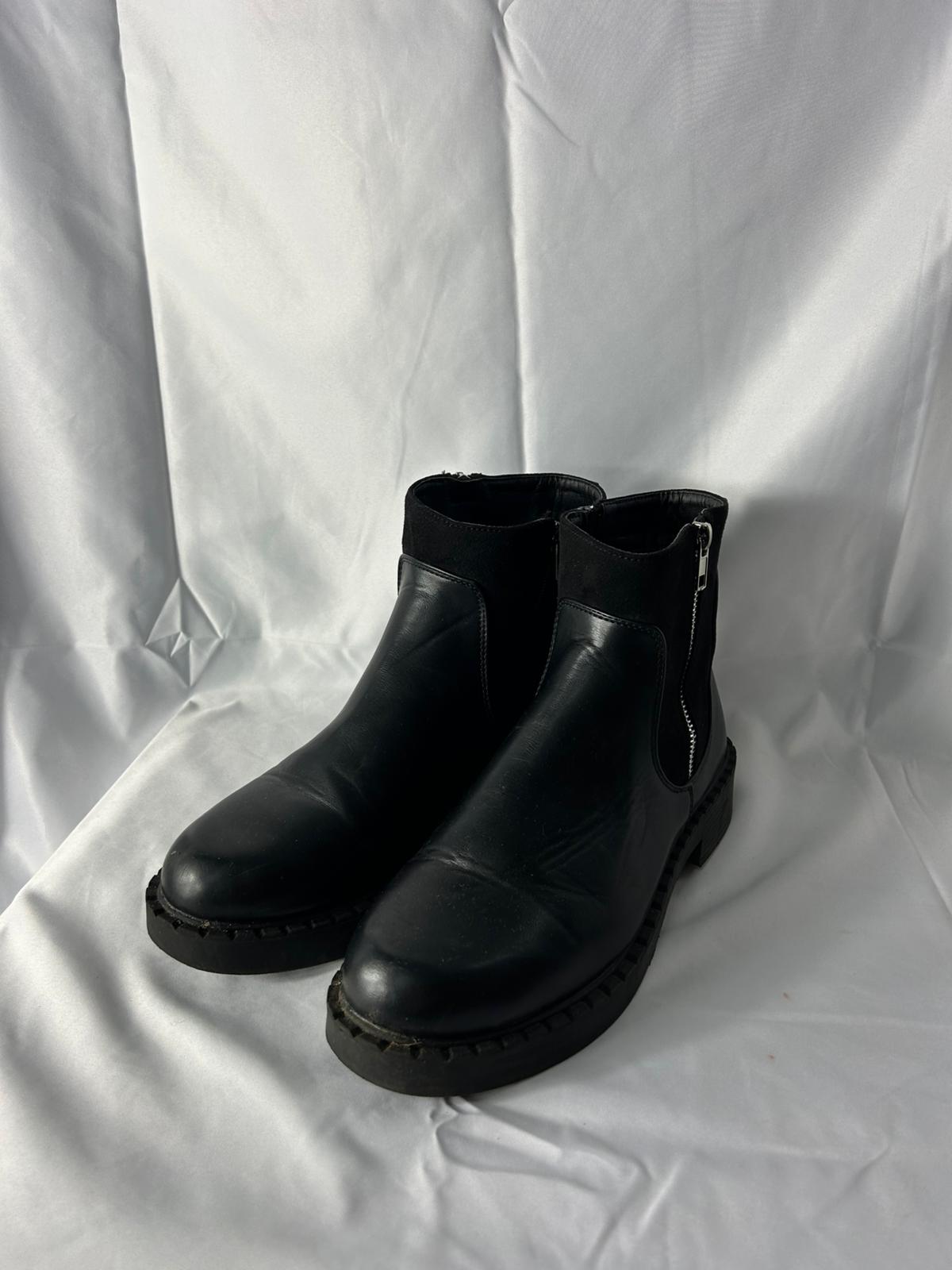 Ladies Black Boots - Size 8