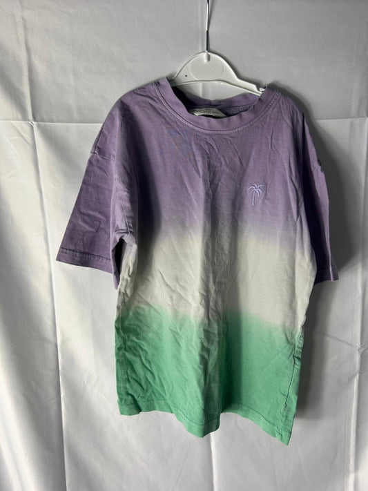Kids H&M Purple Green Ombre top - Age 4-6 Years