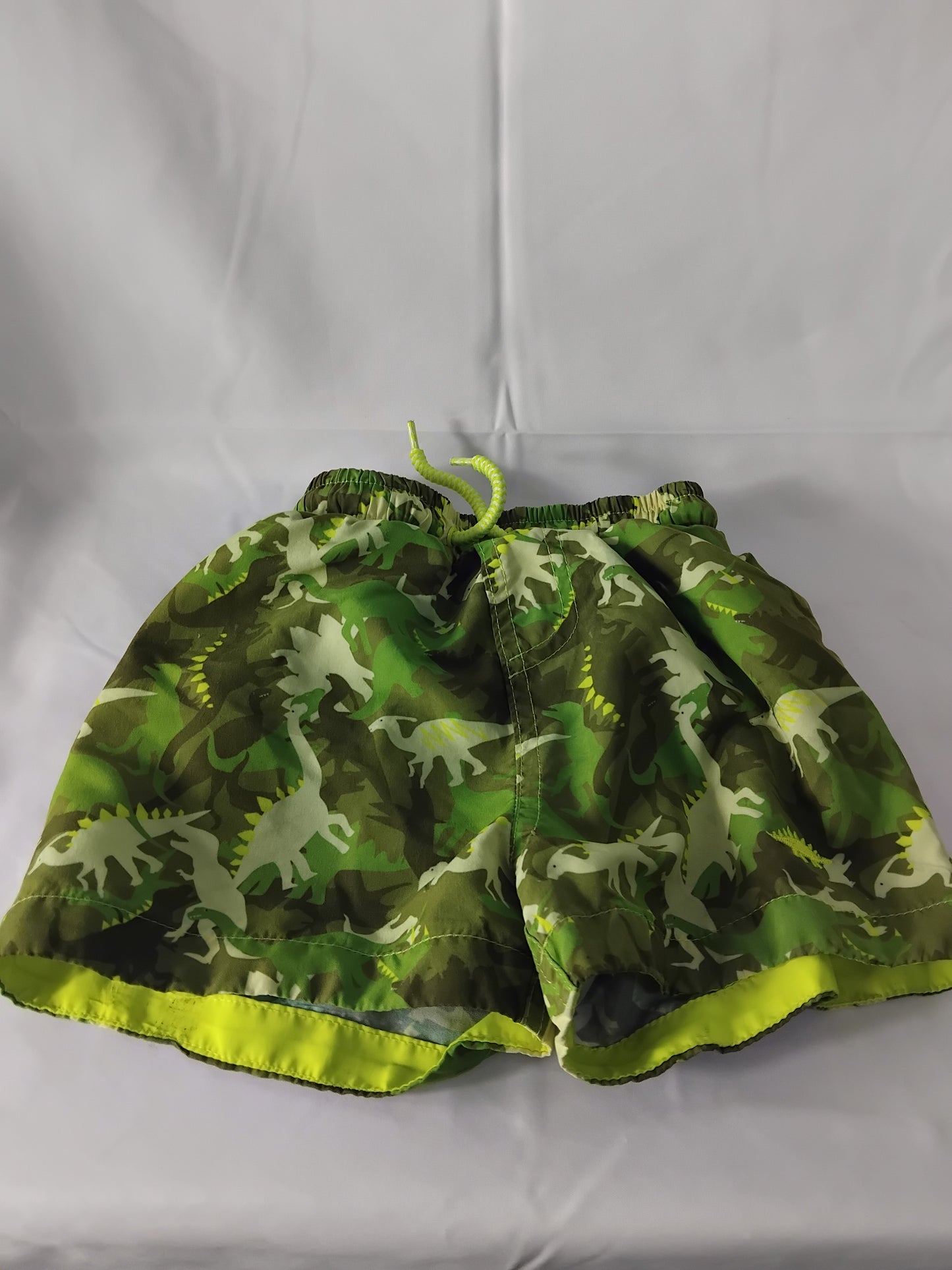 Kids 3 years green dinosaurs swimming trunks