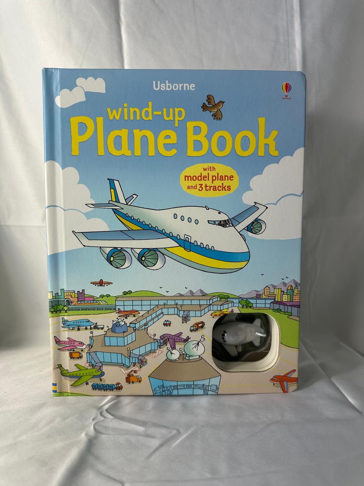 Children's Book with Toy - Wind-up Plane Book