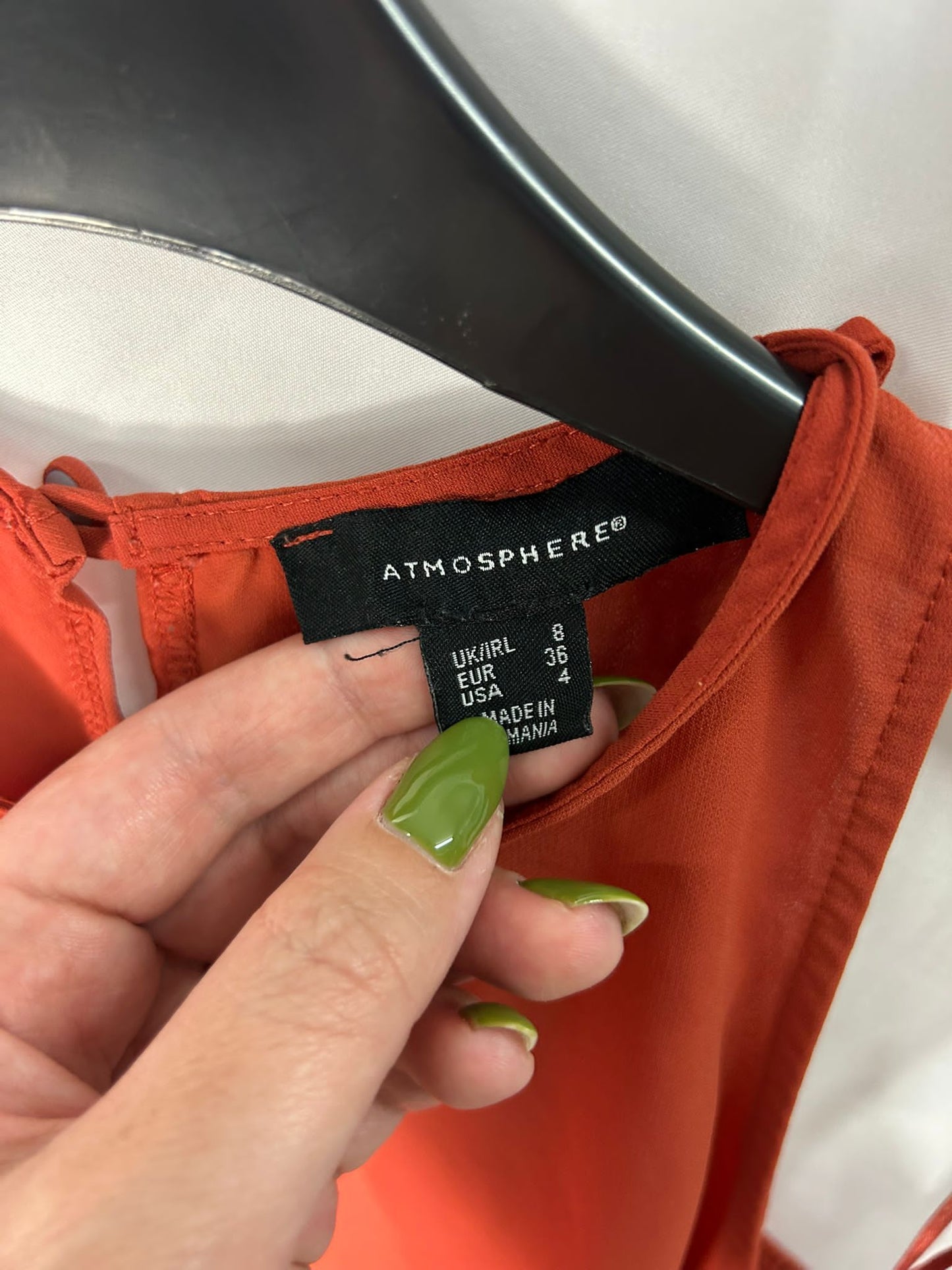 Ladies size 8 - Primark orange vest top