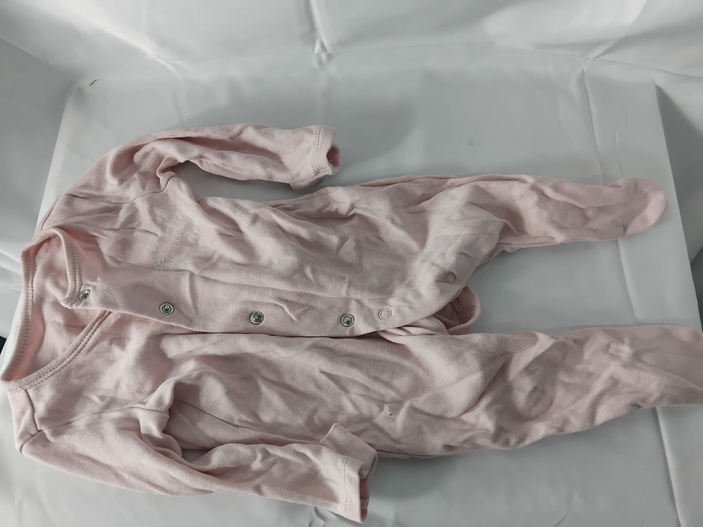 Babies 0-3 months George Pink babygrow