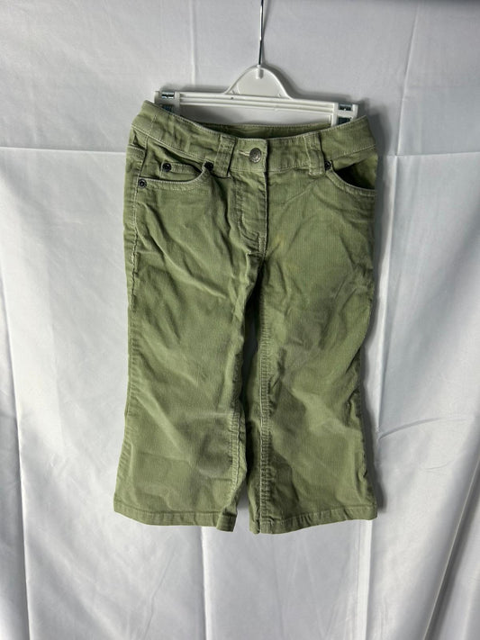 Kids MINI BODEN Trousers Green Corduroy - Age 3 Years