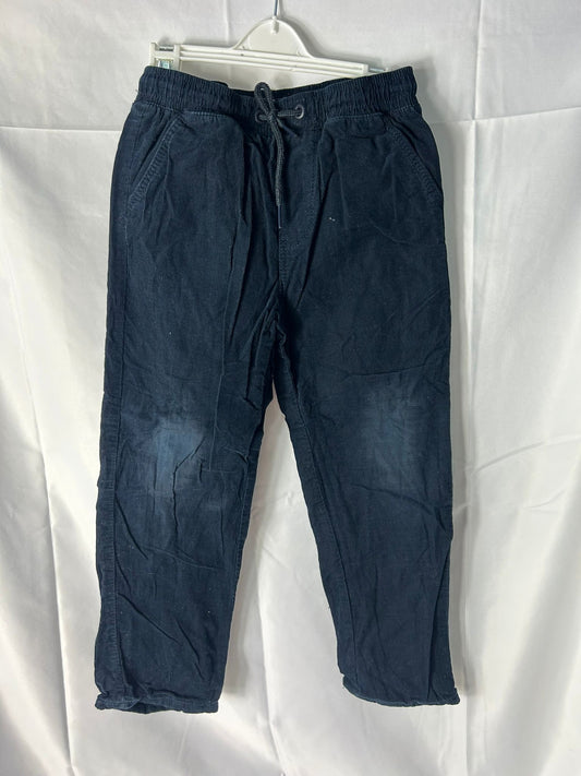 Kids Boys NEXT Trousers Blue Chinos with light knees - Age 4-5 Years