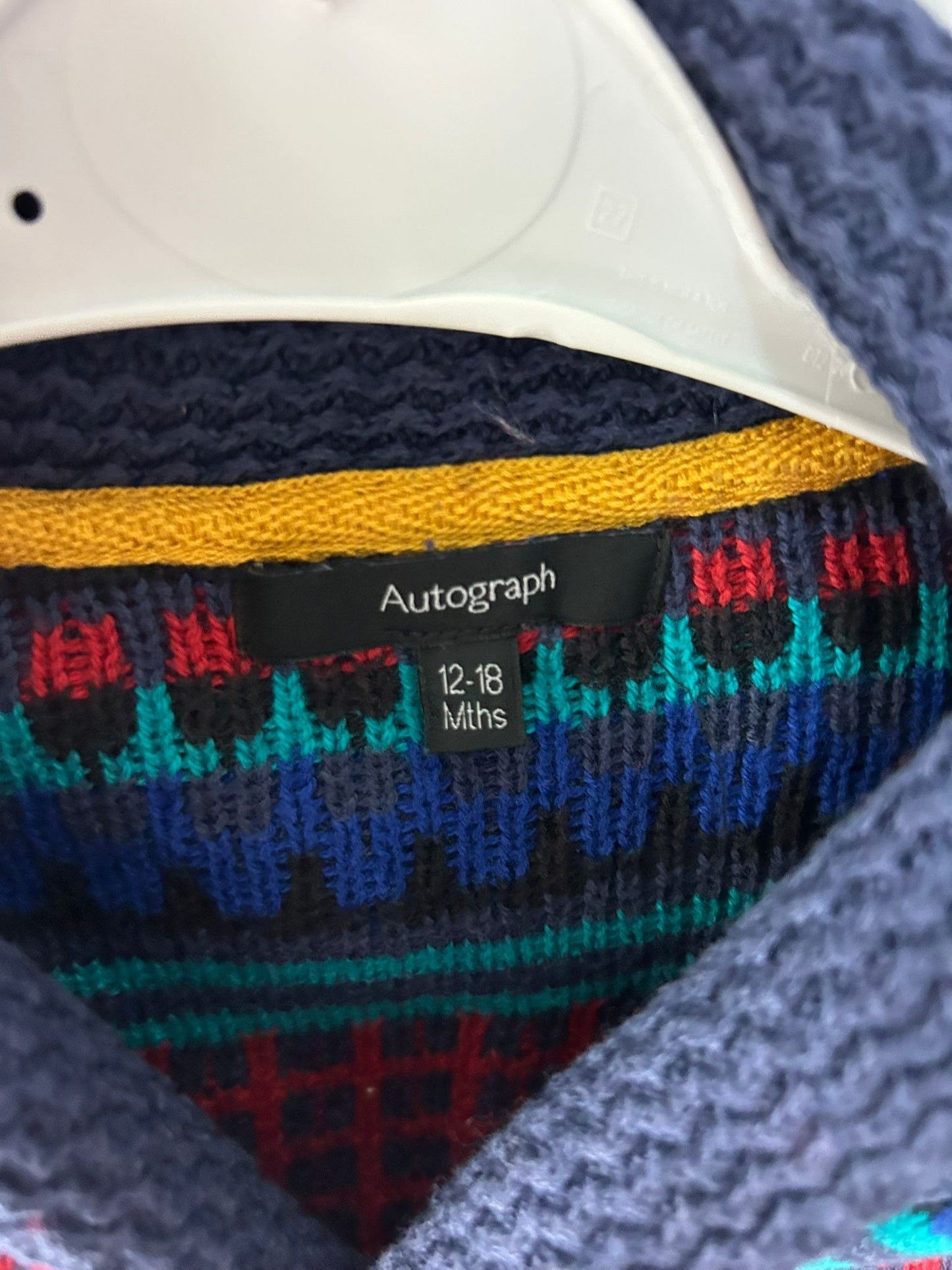 Babies AUTOGRAPH Jumper Multi Patterned - Age 12-18 Months