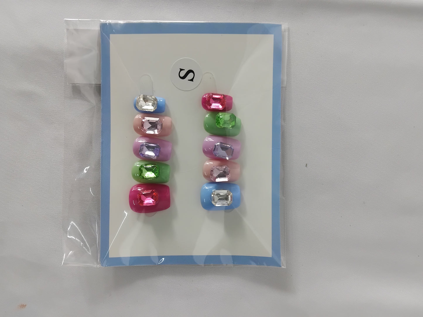 False nails - Mixed Designs - Size Small (teenager / young adult)