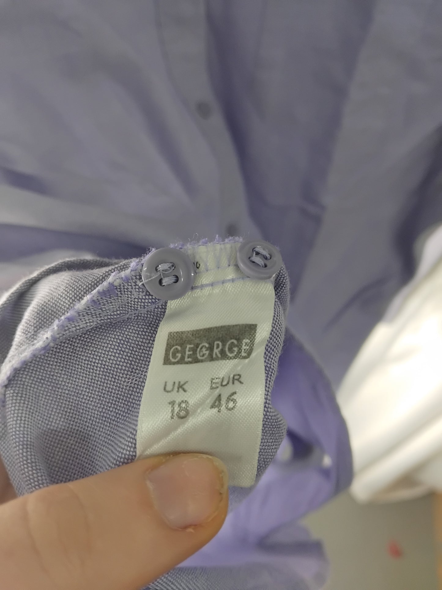 Ladies top George lilac shirt - Size 18