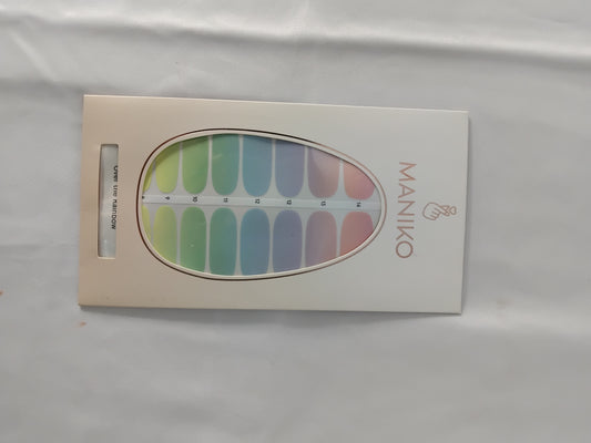 Nail stickers - ombre rainbow