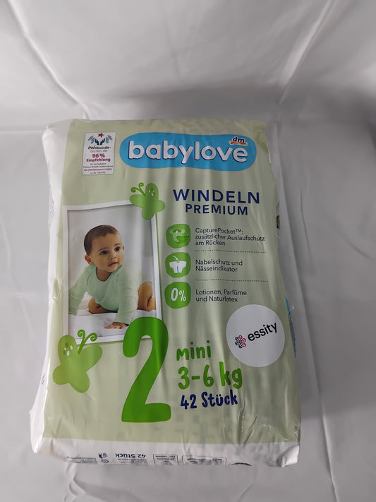 Nappies / Diapers - Size 2 Infant (3-6 Kg)