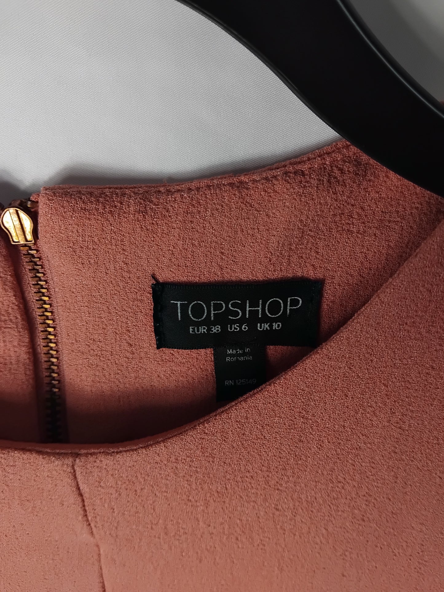 Ladies size 6 - Topshop Salmon Dress