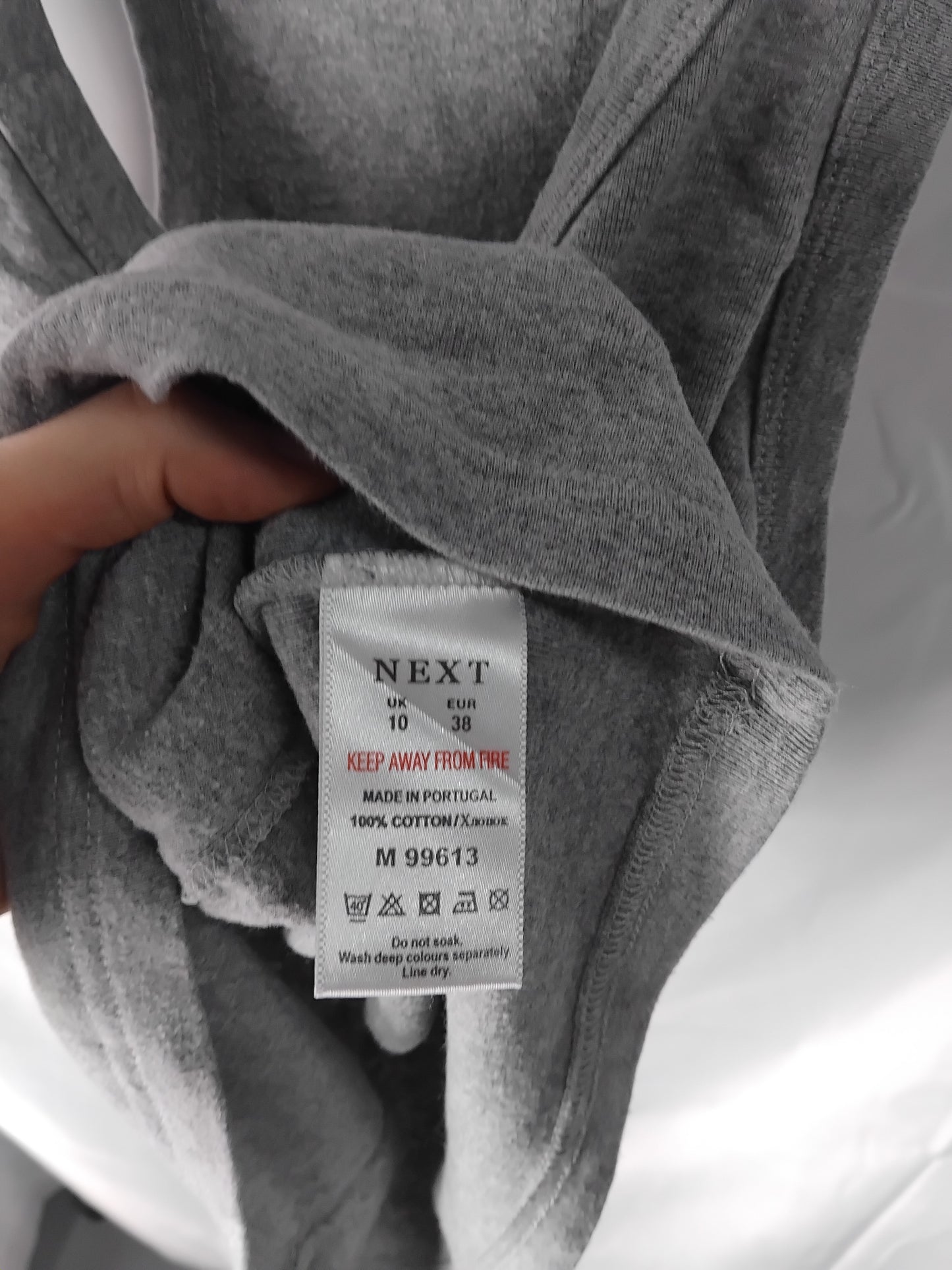 Ladies top - Next Grey vest top - Size 10