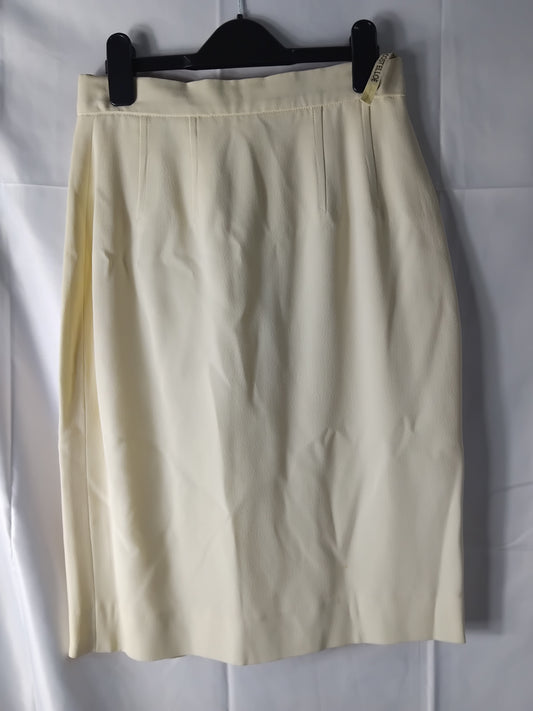 Ladies Paul Costelloe Cream Skirt - Size 10