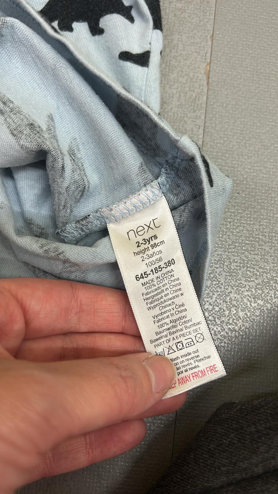 Kids NEXT Top Blue Dinosaurs - Age 2-3 Years